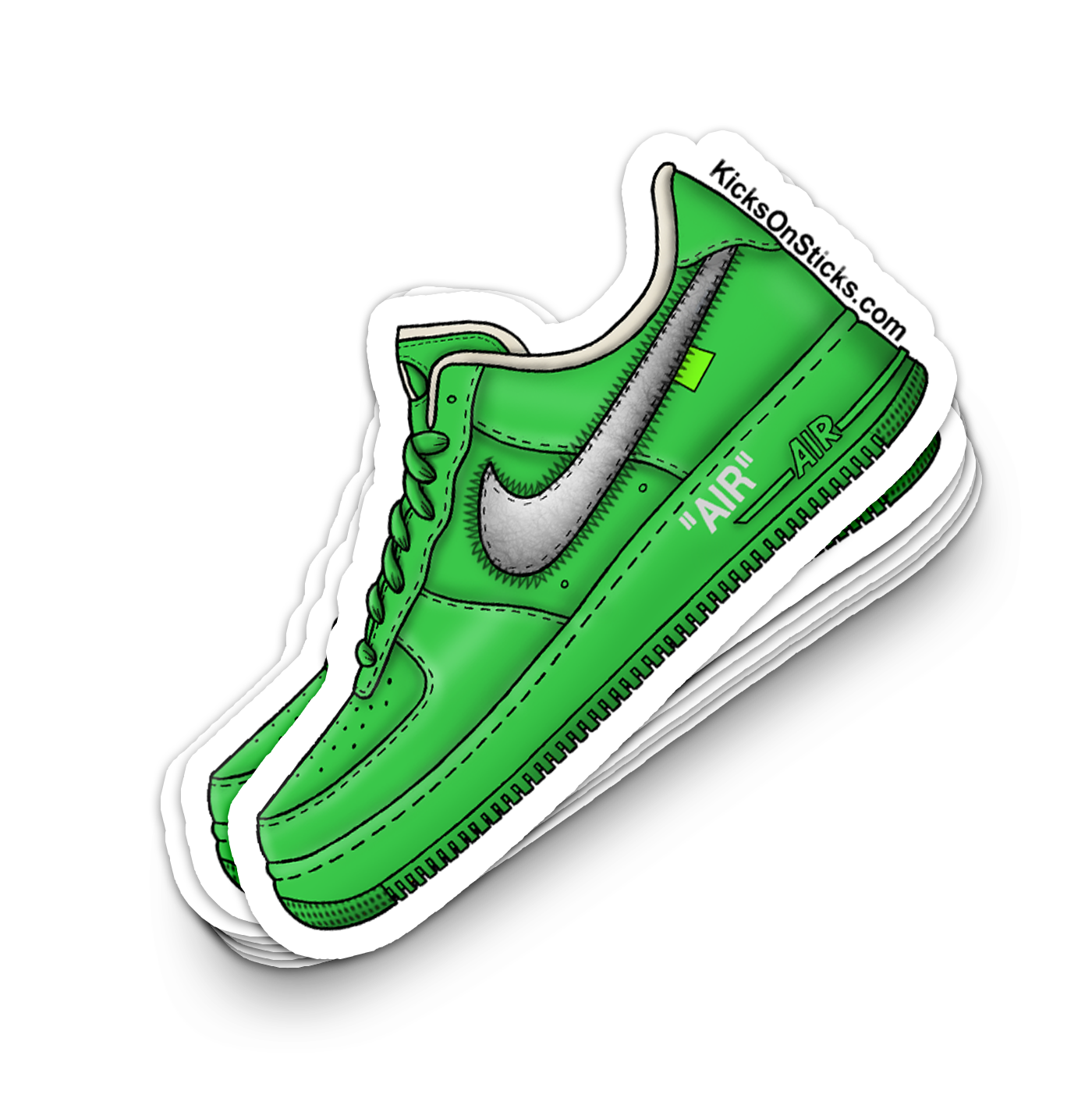 Air Force 1 Low Off-White "Brooklyn" Sneaker Sticker