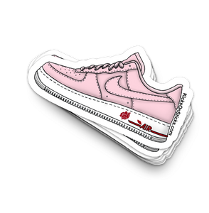 Air Force 1 Low "Pink Bag" Sneaker Sticker