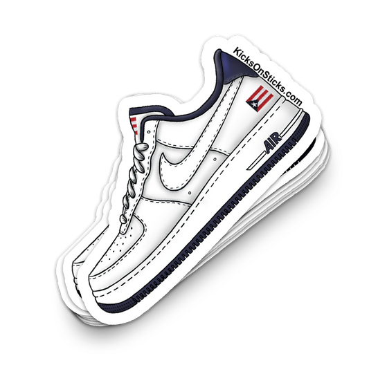 Air Force 1 Low "Puerto Rico" Sneaker Sticker