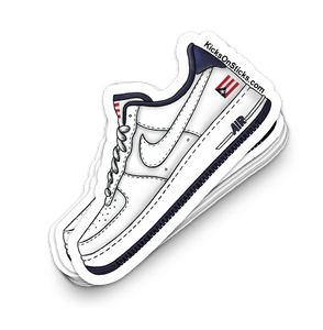 Air Force 1 Low "Puerto Rico" Sneaker Sticker