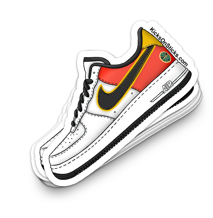 Air Force 1 Low "Raygun" Sneaker Sticker