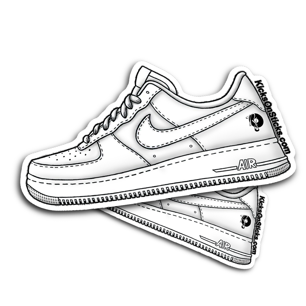 Air Force 1 Low "Rocafella" Sneaker Sticker