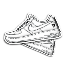 Air Force 1 Low "Rocafella" Sneaker Sticker