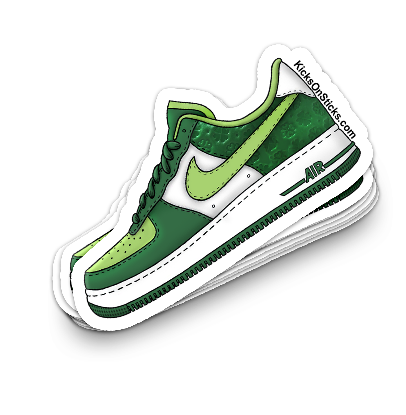 Air Force 1 Low "St Patrick" Sneaker Sticker
