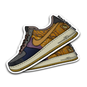 Air Force 1 Low "Travis Scott Cactus Jack" Sneaker Sticker