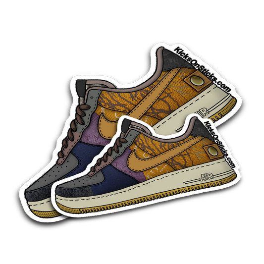 Air Force 1 Low "Travis Scott Cactus Jack" Sneaker Sticker