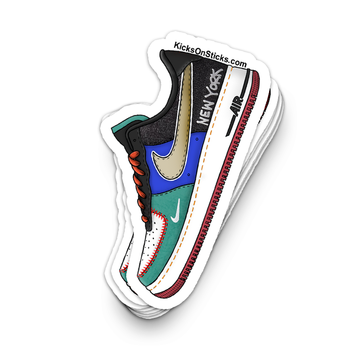 Air Force 1 Low "What The NY" Sneaker Sticker