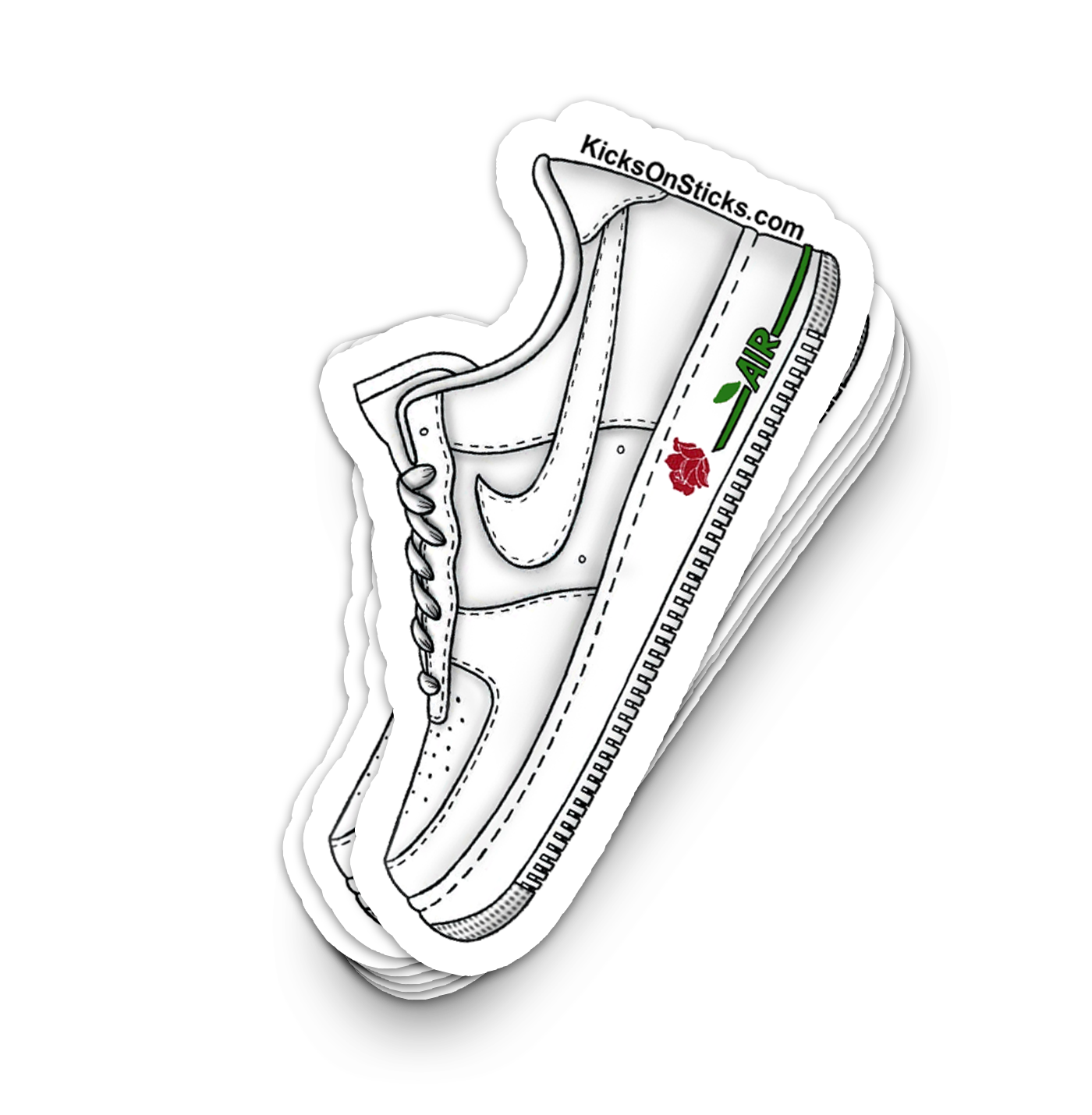 Air Force 1 Low "White Bag" Sneaker Sticker