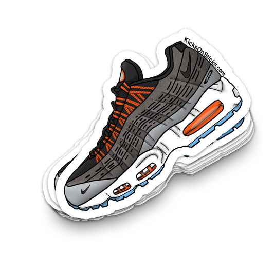 Air Max 95 "Kim Jones Total Orange" Sneaker Sticker