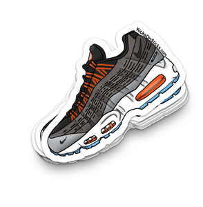 Air Max 95 "Kim Jones Total Orange" Sneaker Sticker