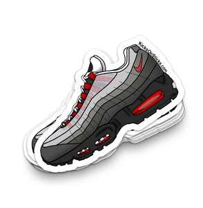 Air Max 95 "Red" Sneaker Sticker