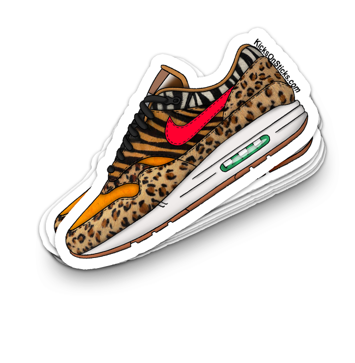 Air Max 1 "Animal Pack Orange Toe" Sneaker Sticker