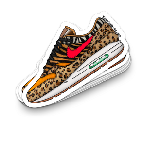 Air Max 1 "Animal Pack Orange Toe" Sneaker Sticker