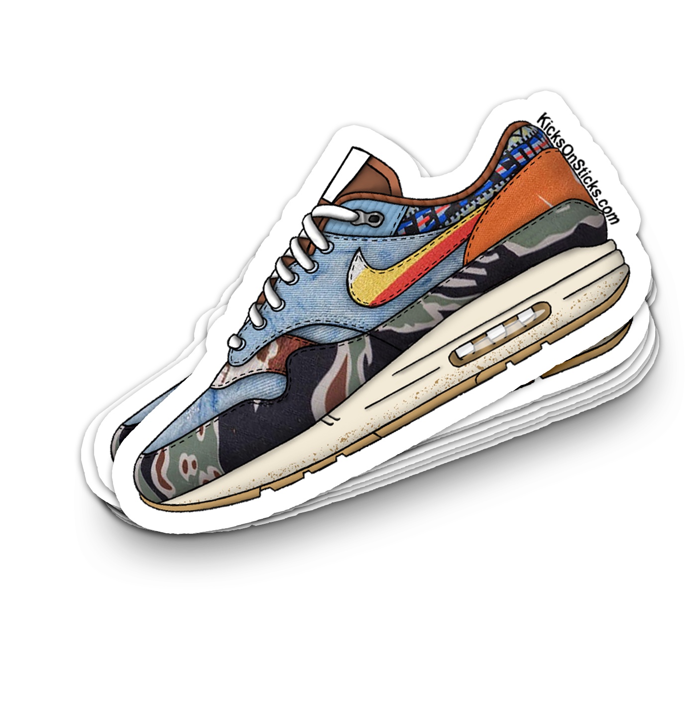 Air Max 1 "Concepts Heavy" Sneaker Sticker