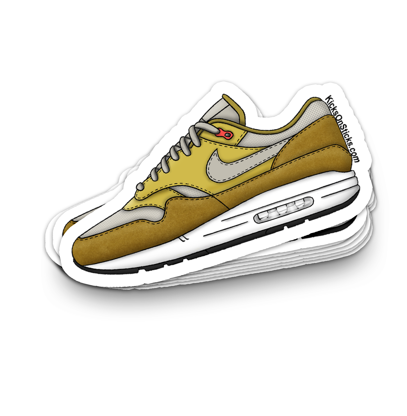 Air Max 1 "Green Curry" Sneaker Sticker