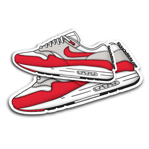 Air Max 1 "OG/Anniversary Red" Sneaker Sticker