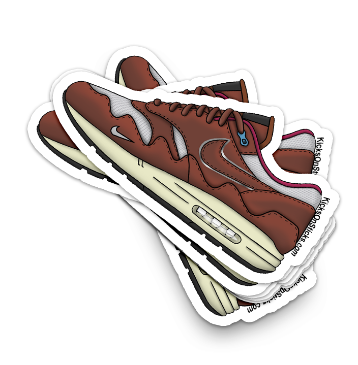 Air Max 1 "Patta Dark Russet" Sneaker Sticker