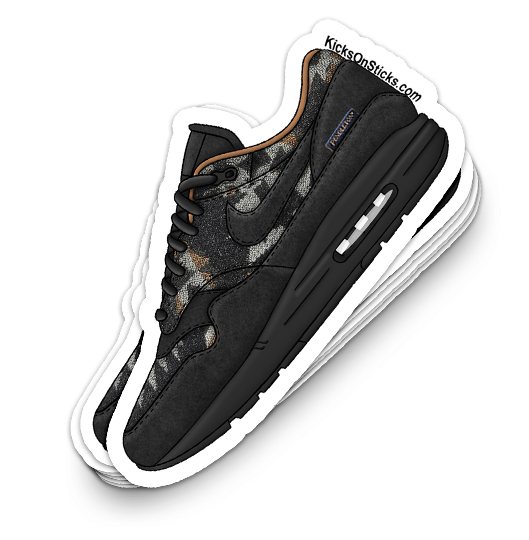Air max 2025 1 pendleton black