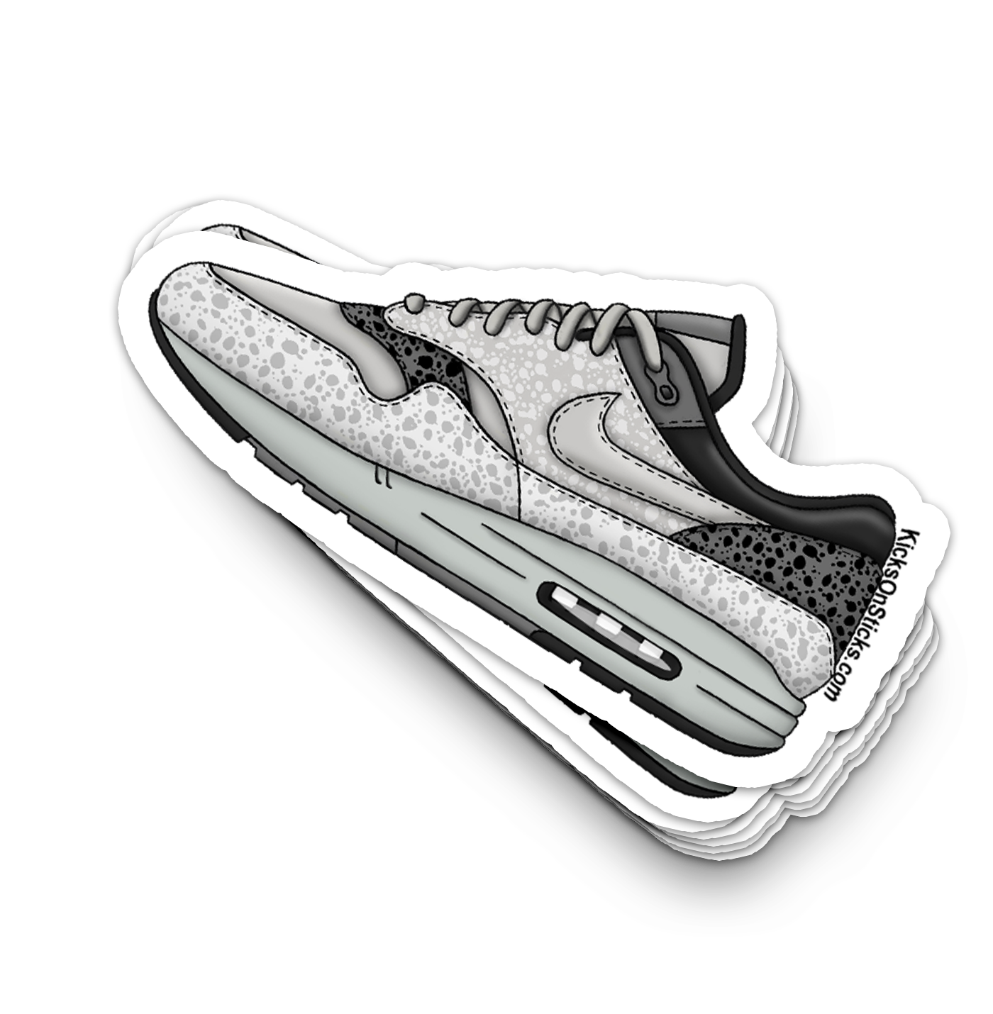 Air Max 1 "Safari Grey 09" Sneaker Sticker
