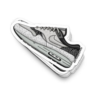 Air Max 1 "Safari Grey 09" Sneaker Sticker