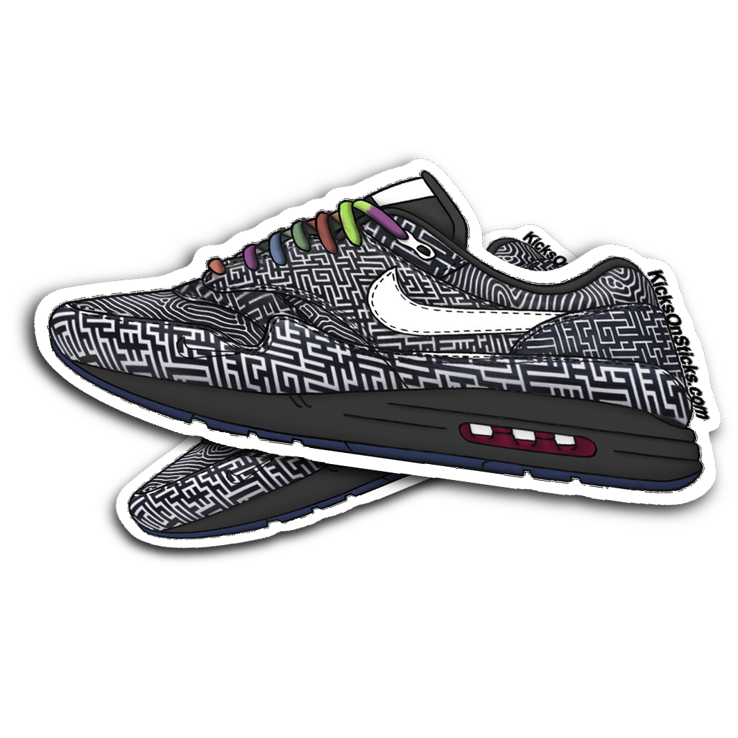 Air Max 1 "Tokyo Maze" Sneaker Sticker