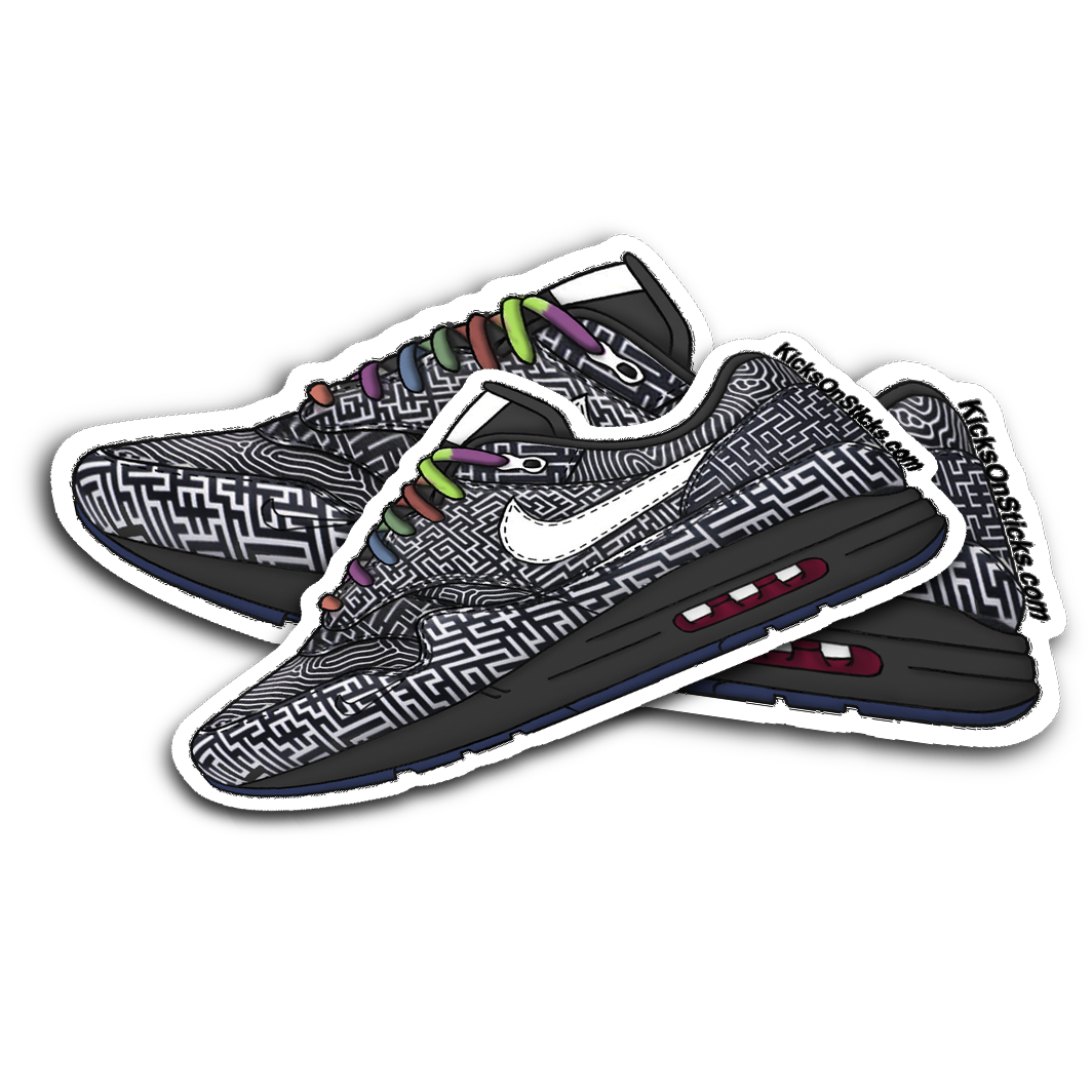 Air Max 1 "Tokyo Maze" Sneaker Sticker