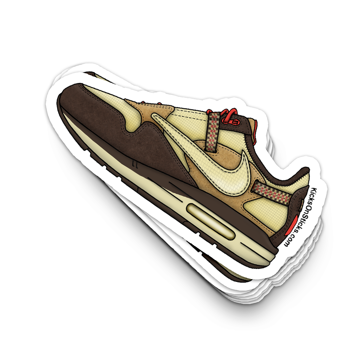 Air Max 1 "Cactus Baroque Brown" Sneaker Sticker