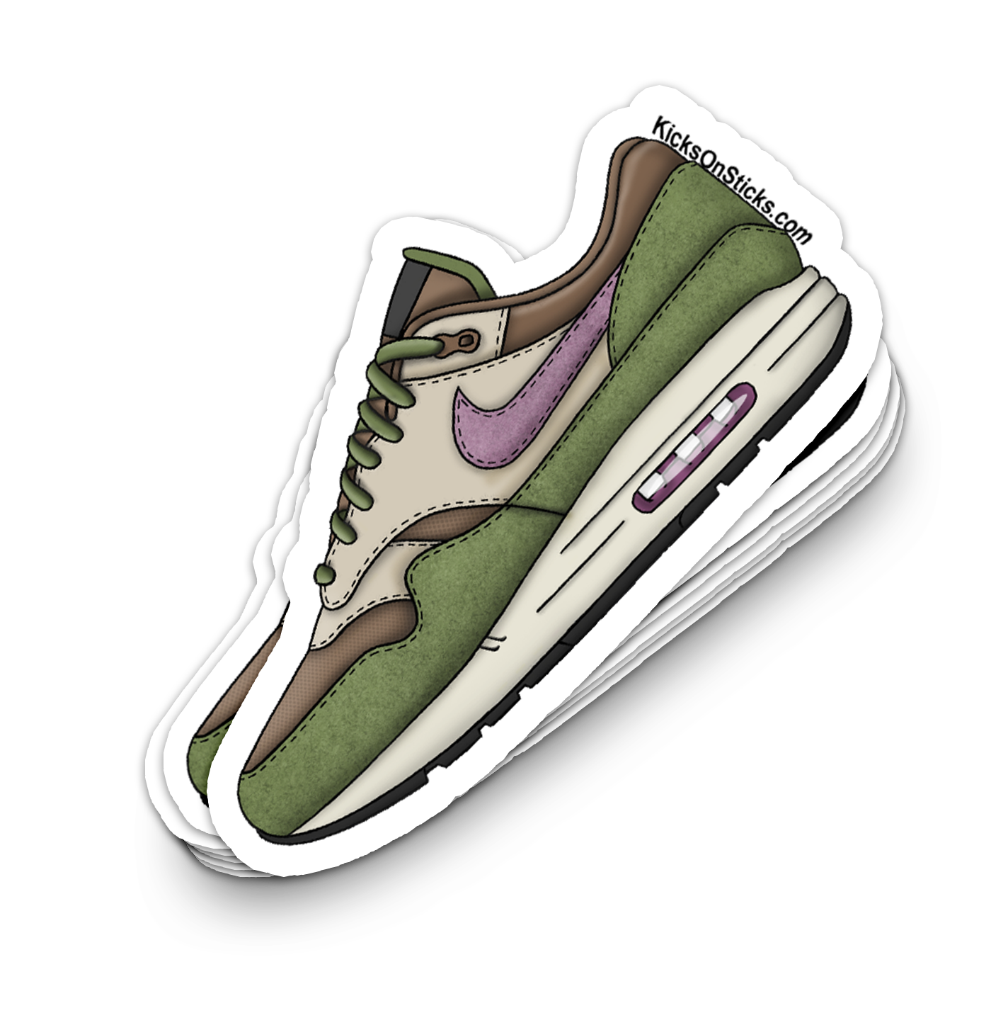 Air Max 1 "Treeline" Sneaker Sticker
