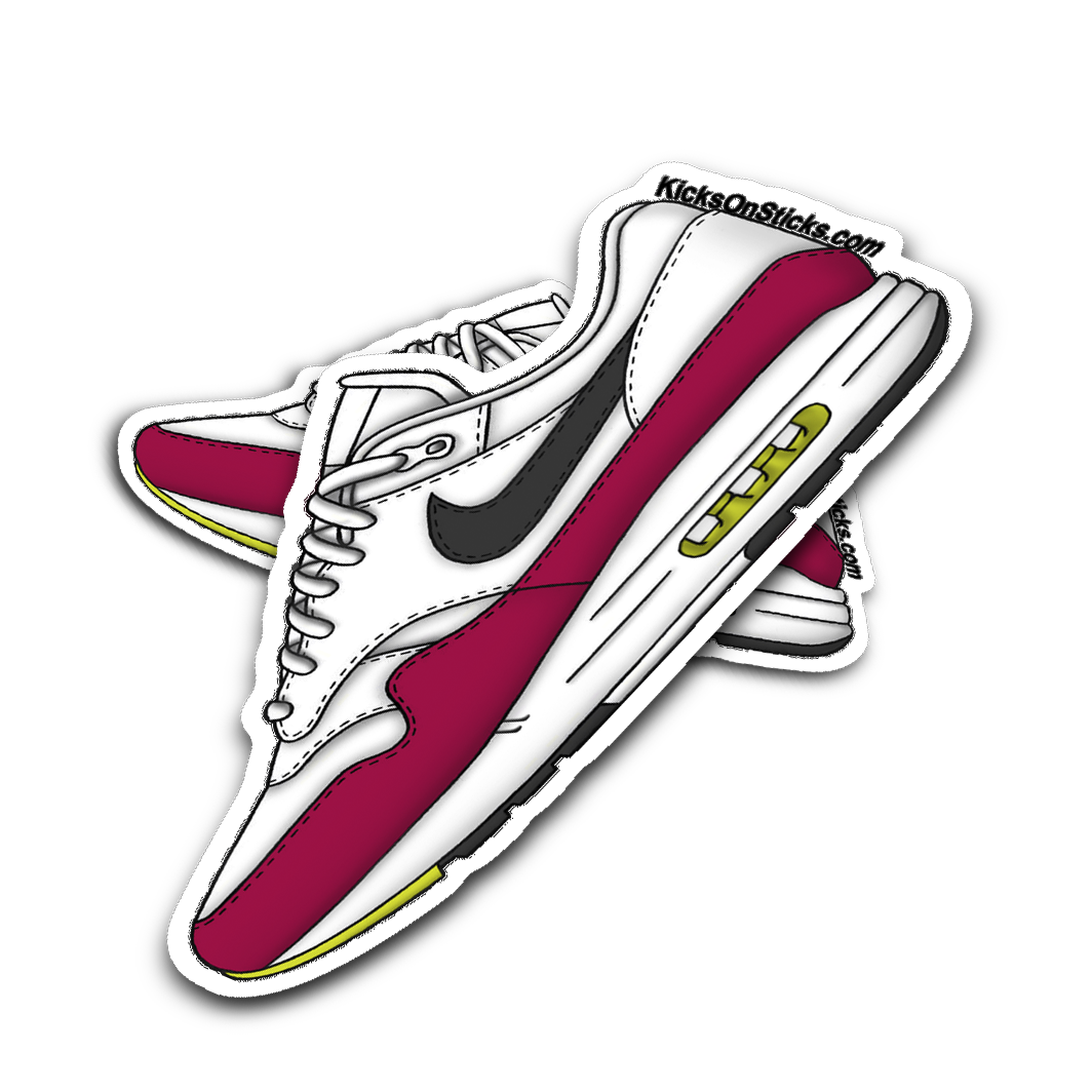 Air Max 1 "Volt Rush Pink" Sneaker Sticker