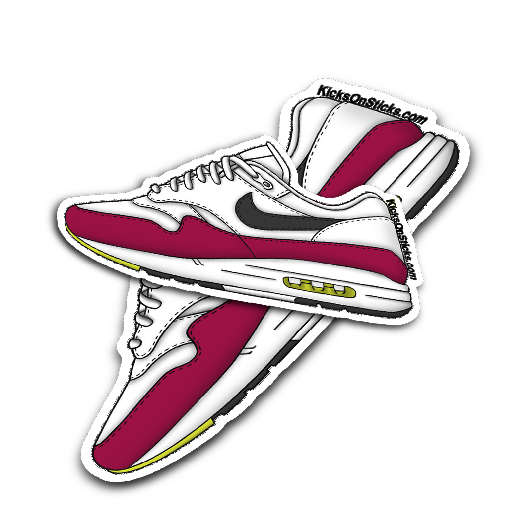 Air Max 1 "Volt Rush Pink" Sneaker Sticker