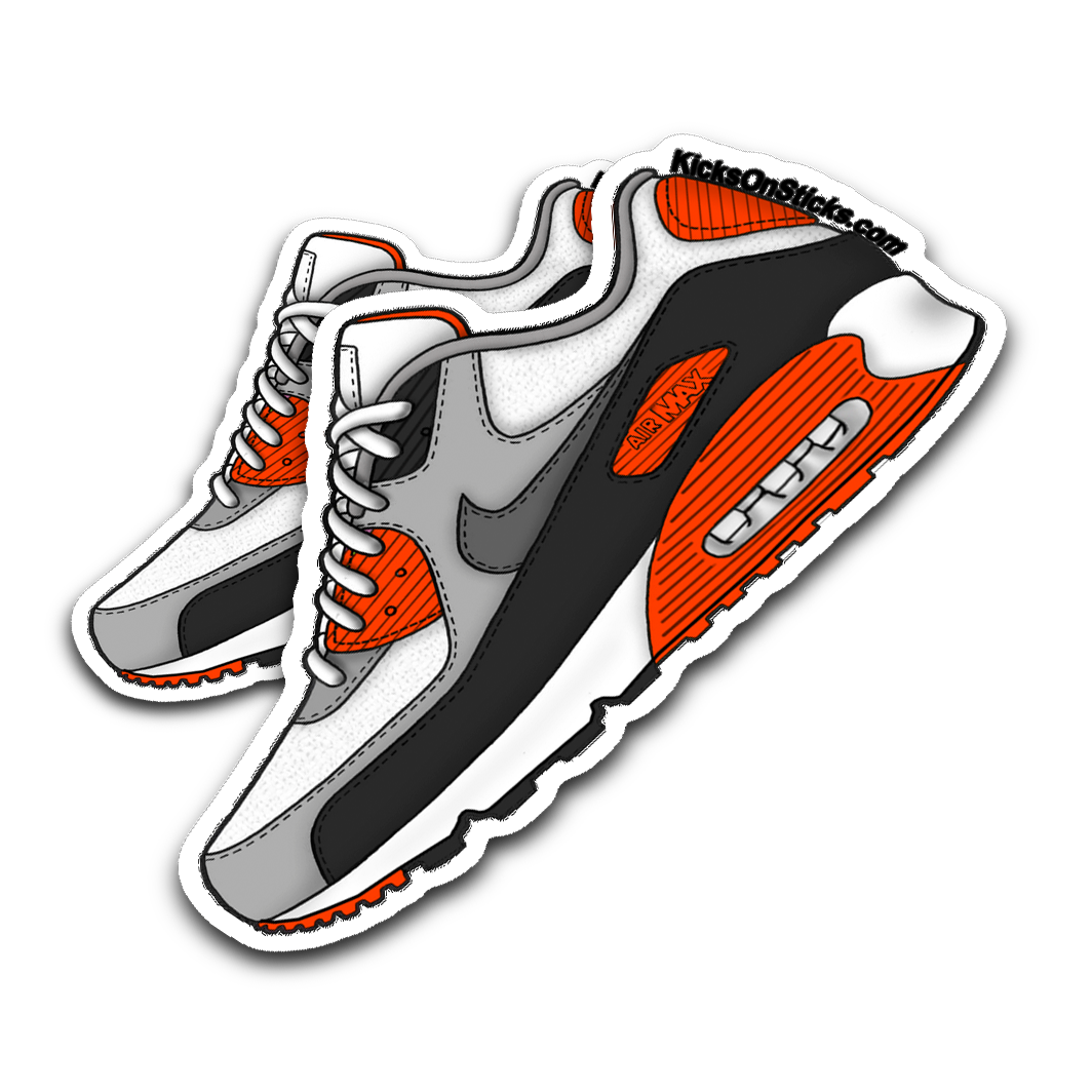 Air Max 90 "Infrared" Sneaker Sticker