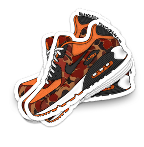Air Max 90 "Orange Duck Camo" Sneaker Sticker