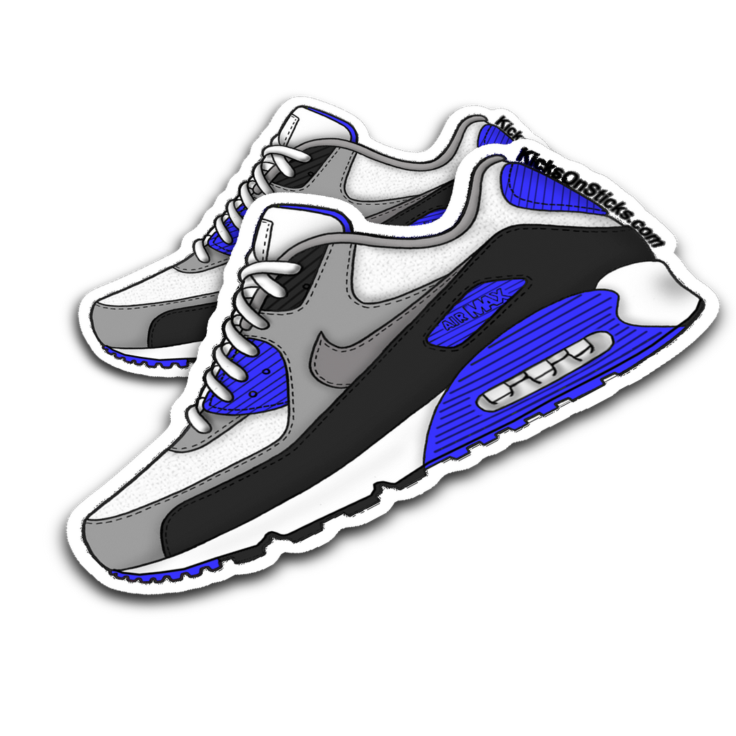 Air Max 90 Recraft Royal Blue Sneaker Sticker