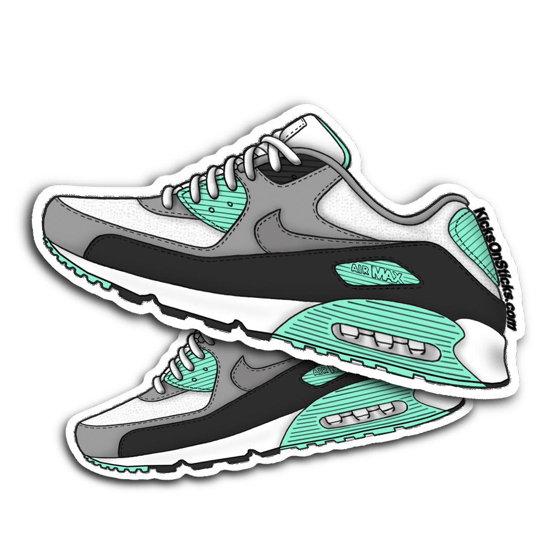 Air Max 90 "Recraft Turqoise" Sneaker Sticker
