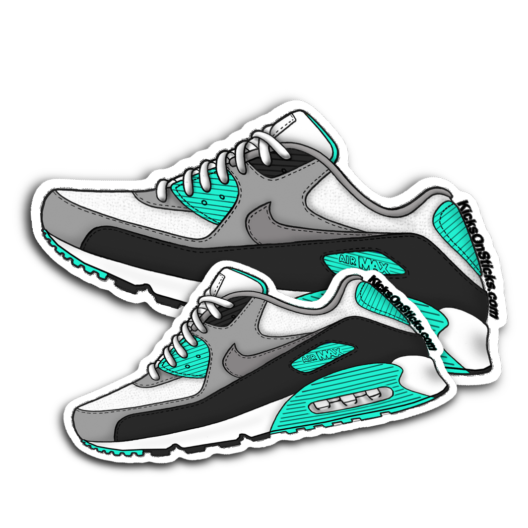 Air Max 90 "Recraft Turqoise" Sneaker Sticker