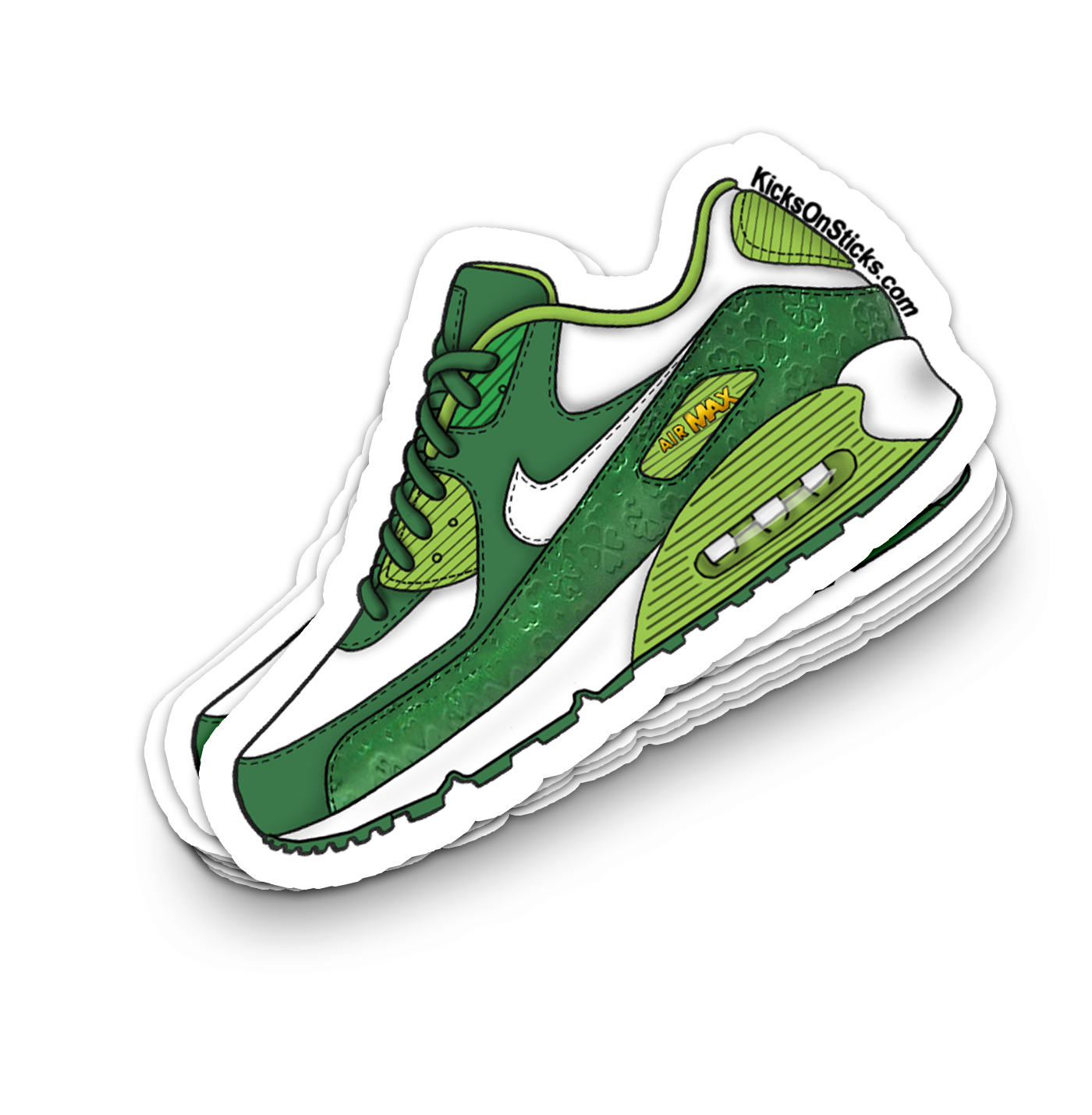 Air Max 90 "St Patrick 2021" Sneaker Sticker