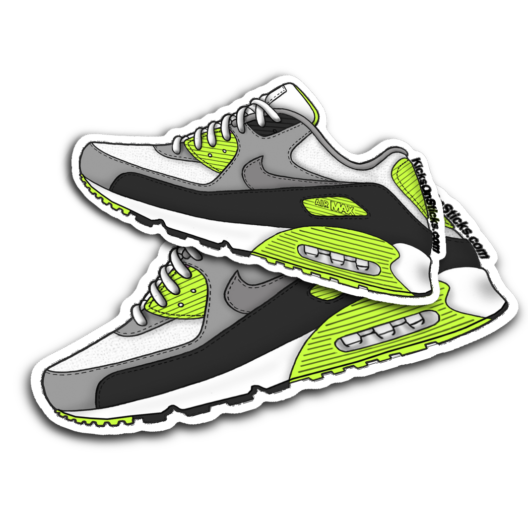 Air Max 90 "Volt" Sneaker Sticker
