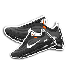 Air Max 97 Off-White "Black" Sneaker Sticker