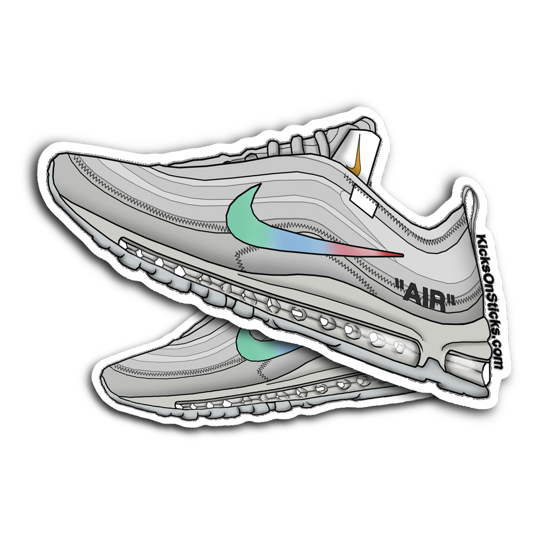 Air Max 97 Off-White "Menta" Sneaker Sticker