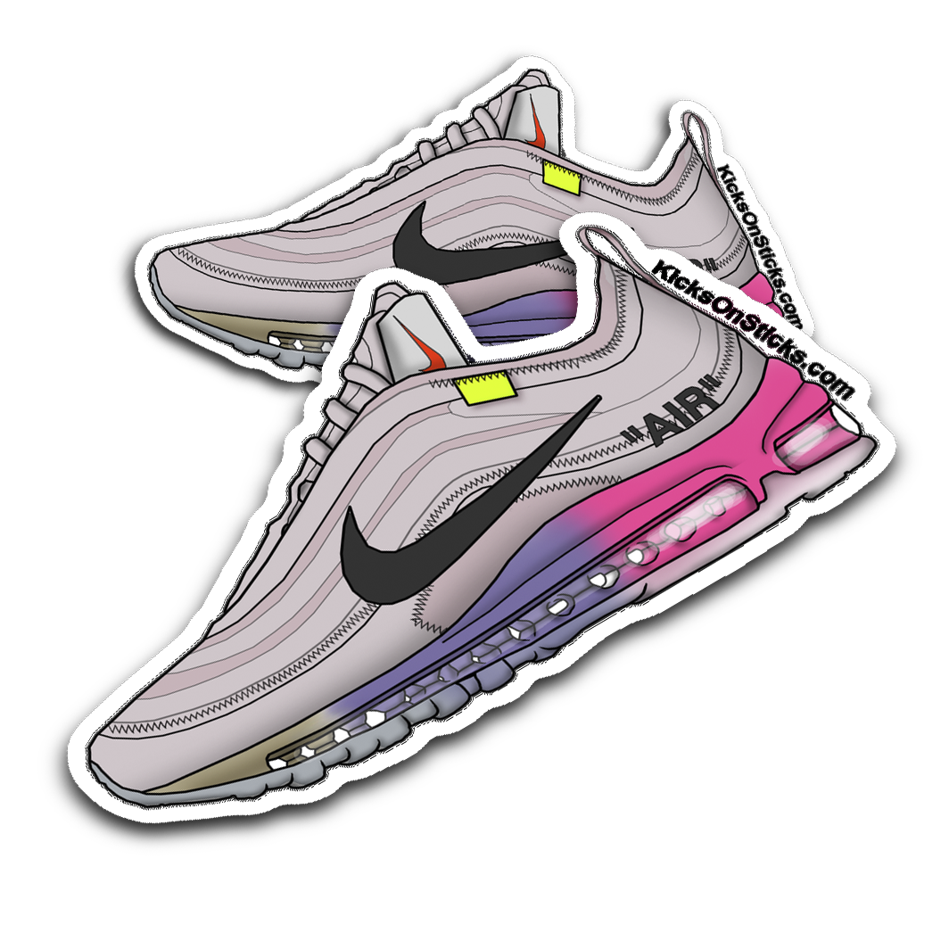 Air Max 97 Off-White "Serena" Sneaker Sticker