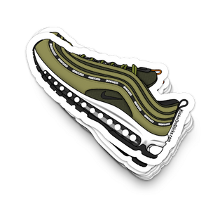 Air Max 97 "UNDFTD Militia Green" Sneaker Sticker