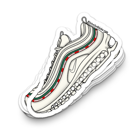 Air Max 97 "UNDFTD White" Sneaker Sticker