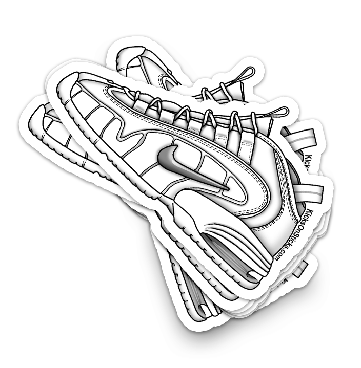 Air Penny 1 "White Metallic" Sneaker Sticker