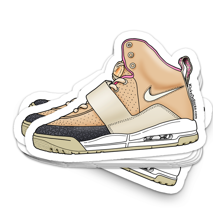 Air Yeezy "Tan" Sneaker Sticker