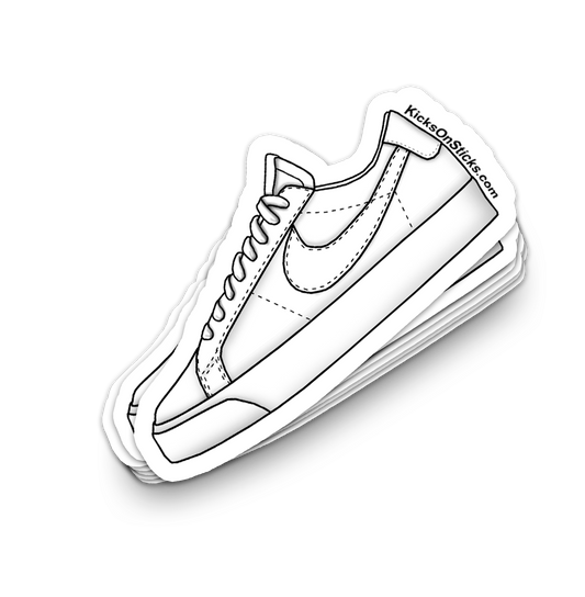 SB Blazer Low "White" Sneaker Sticker