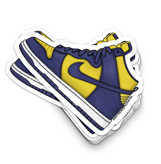 SB Dunk High "BTTYS Michigan" Sneaker Sticker