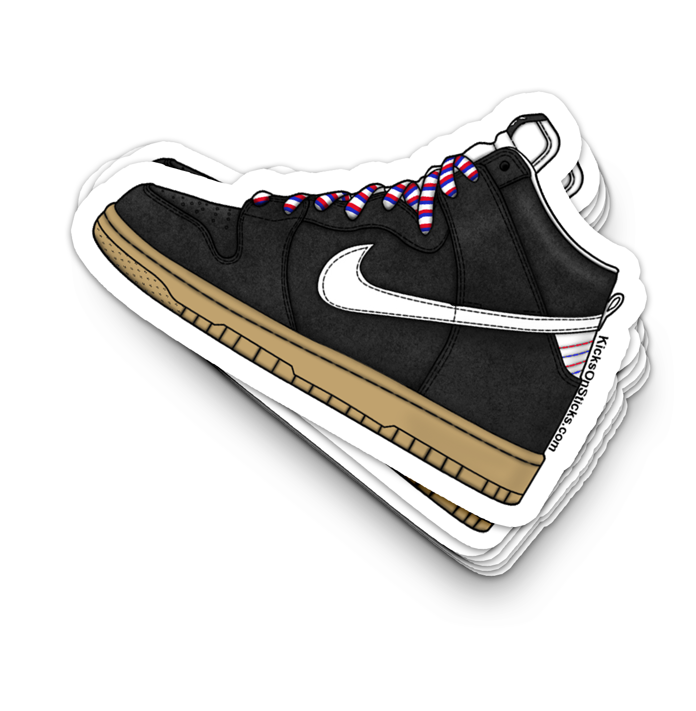 SB Dunk High "Barbershop" Sneaker Sticker
