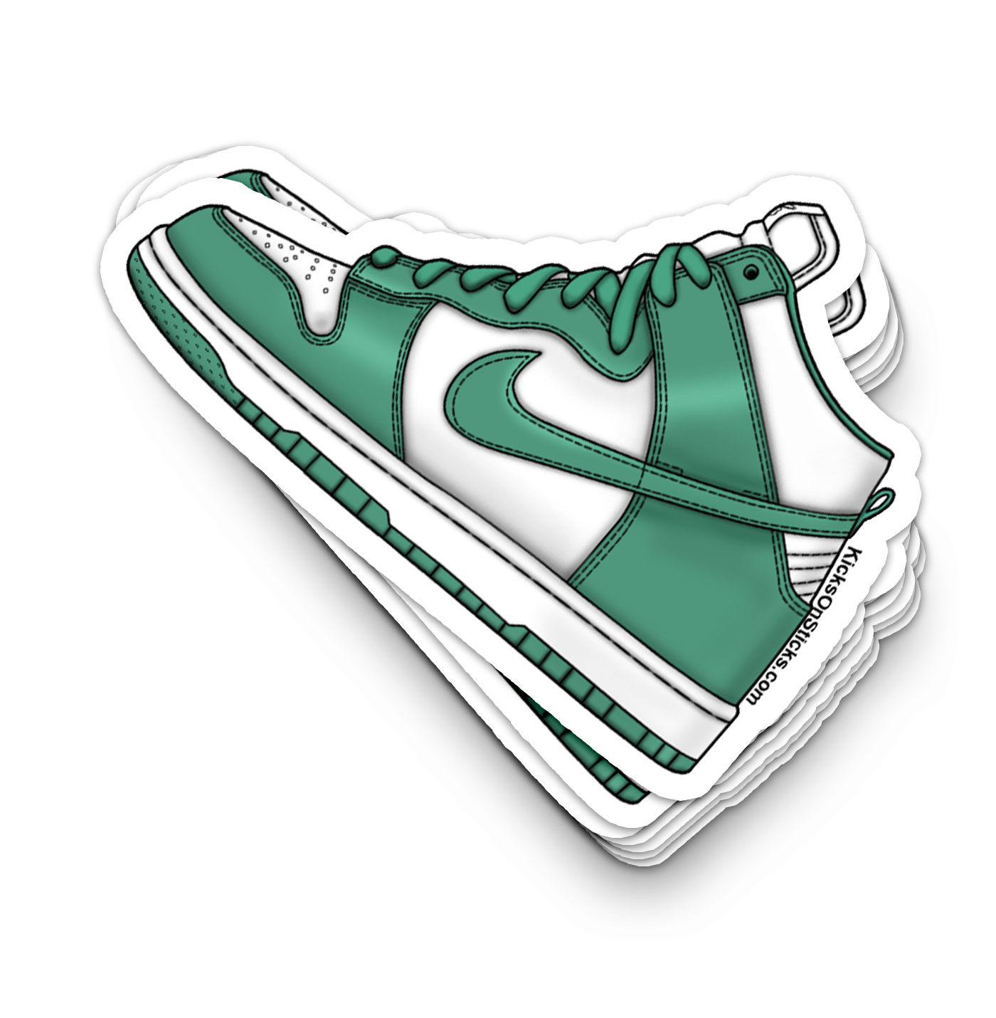 Dunk High "Bicoastal" Sneaker Sticker