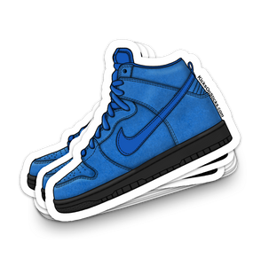 SB Dunk High "Blue Eiffel" Sneaker Sticker