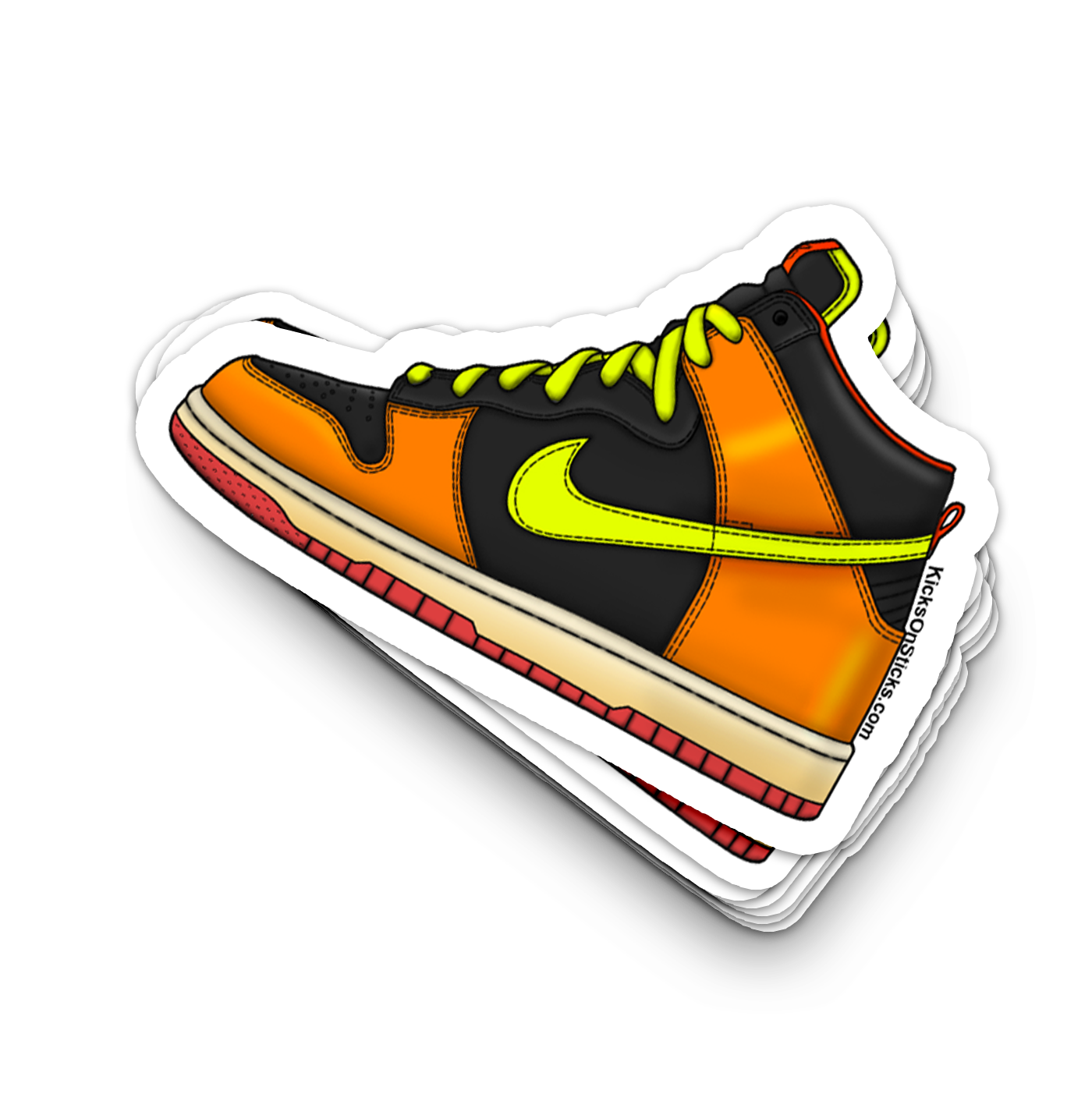 Dunk High "Bright Cactus" Sneaker Sticker